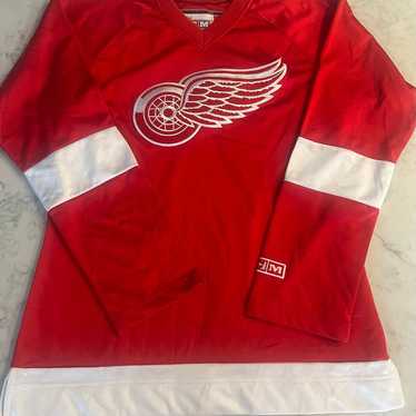 Vintage NFL CCM Detroit Hockey Red Wings Jersey Re