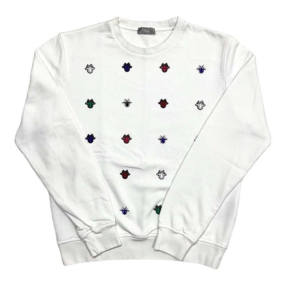 Dior Dior Embroidered Beetle Crewneck Sweatshirt … - image 1