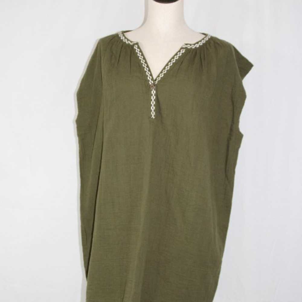 Madewell Embroidered Lightestspun Cover-Up Tunic … - image 1