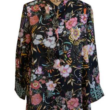 Johnny Was XS Floral Pattern Cottom Long Sleeve S… - image 1