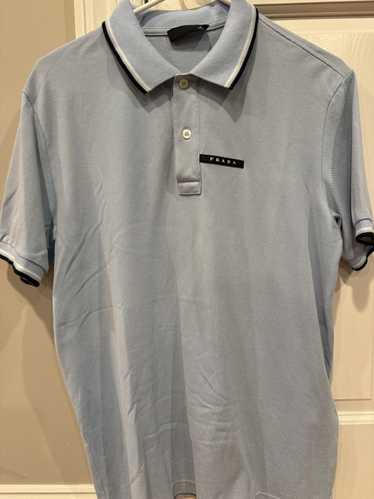 Prada *RARE* baby blue prada polo