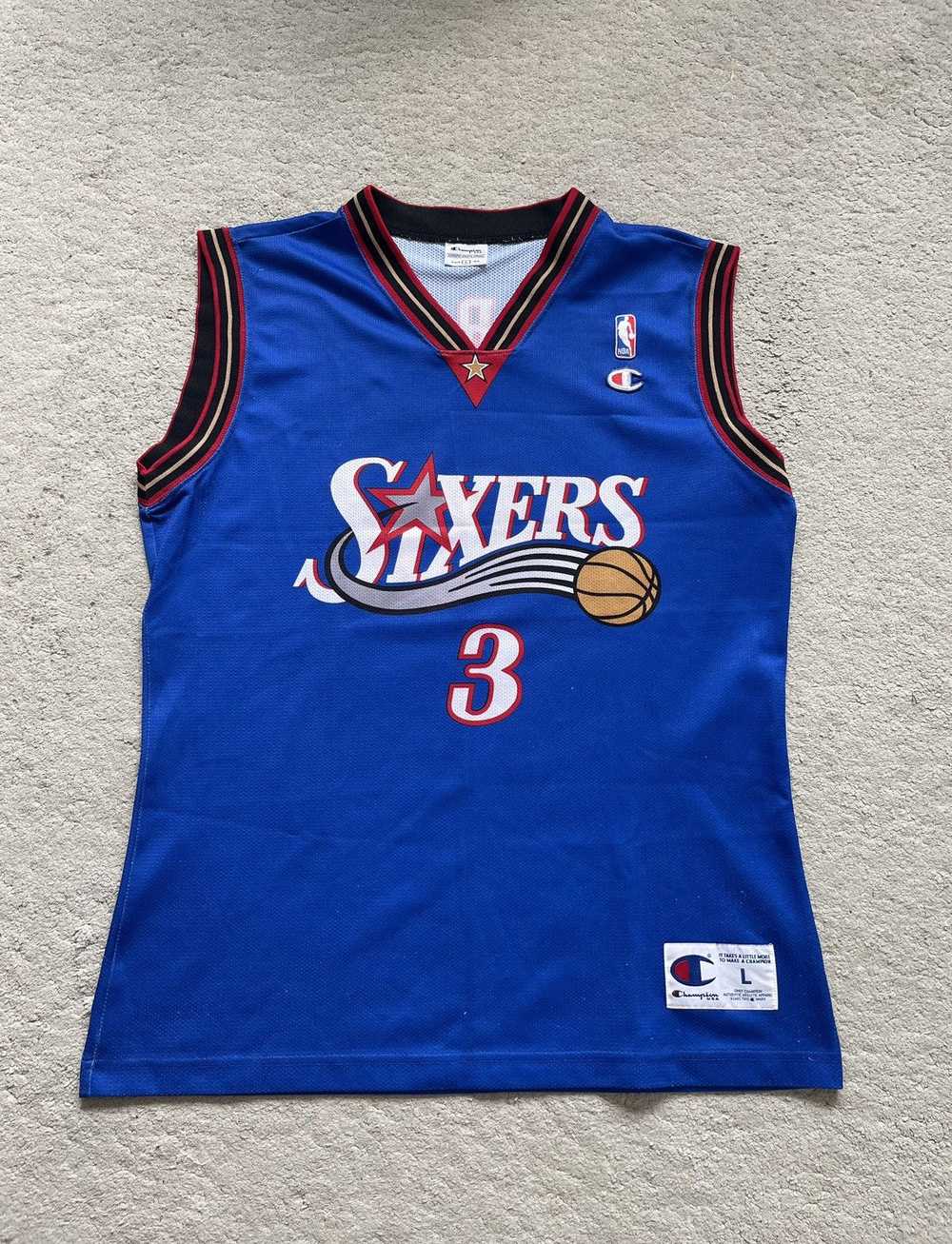 Champion Champion NBA Sixers Allen Iverson Jersey - image 1