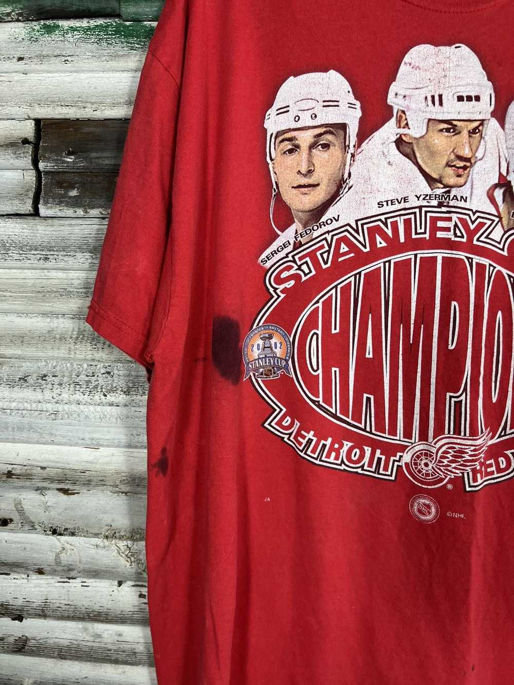 Vintage Vintage Detroit Red Wings Shirt - image 4