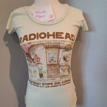 Authentic Rare W.A.S.T.E. UK Radiohead Shirt From… - image 1