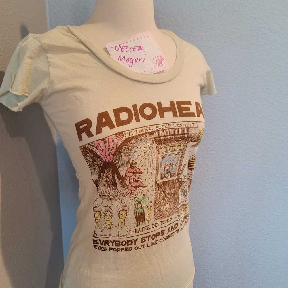 Authentic Rare W.A.S.T.E. UK Radiohead Shirt From… - image 2