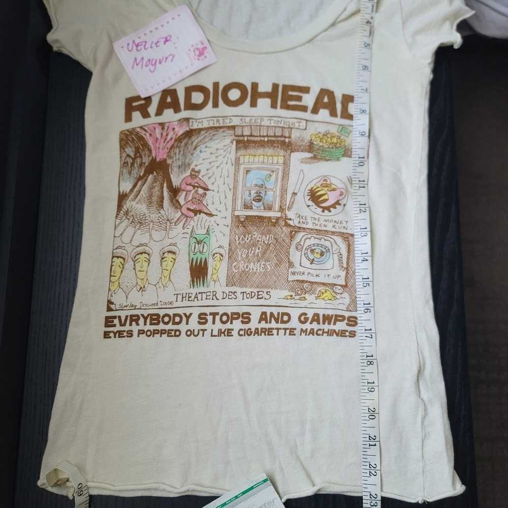 Authentic Rare W.A.S.T.E. UK Radiohead Shirt From… - image 4