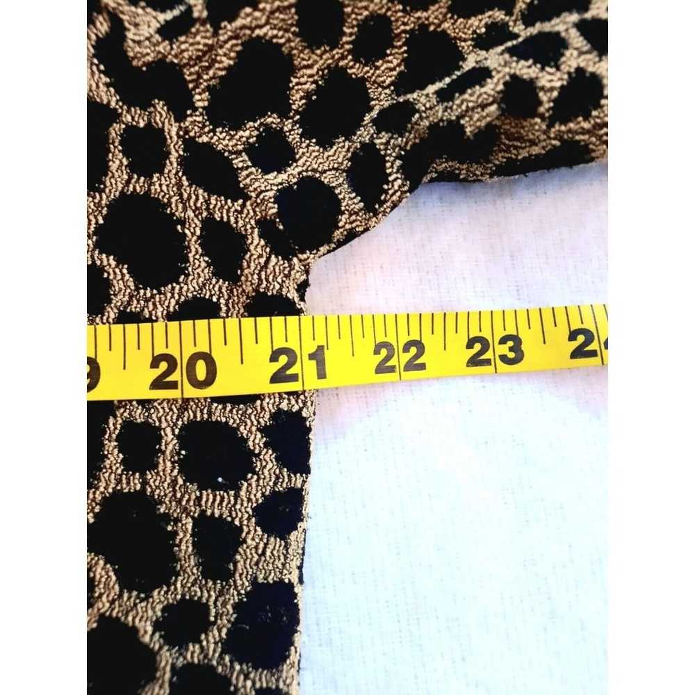 Vintage Carina Leopard Cheetah Print Shirt Blouse… - image 7