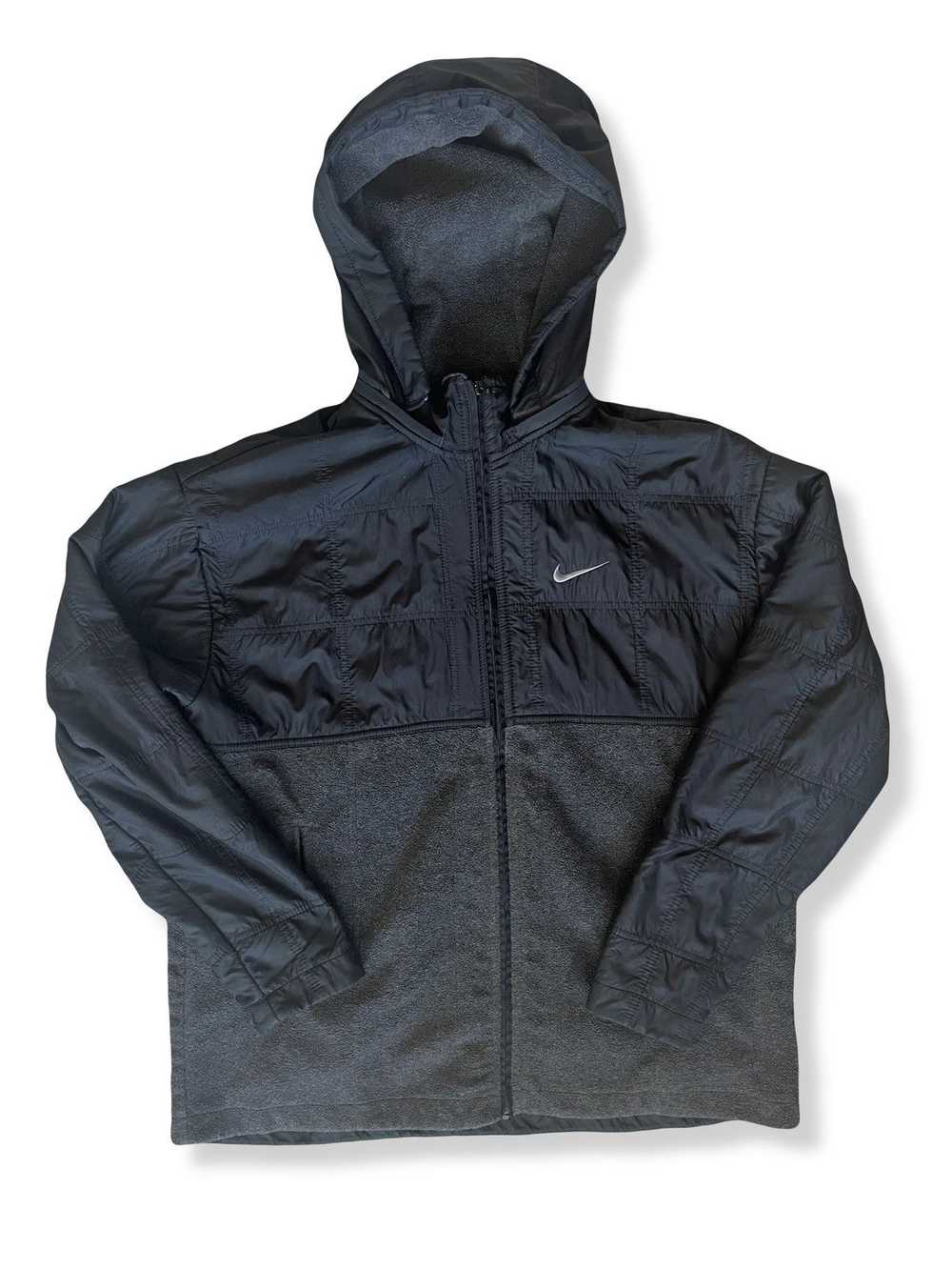 Nike Vintage Y2K Nike Drill Swoosh Hoodie - image 1