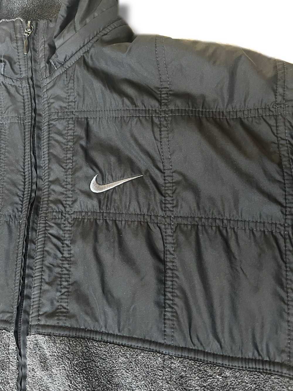 Nike Vintage Y2K Nike Drill Swoosh Hoodie - image 3