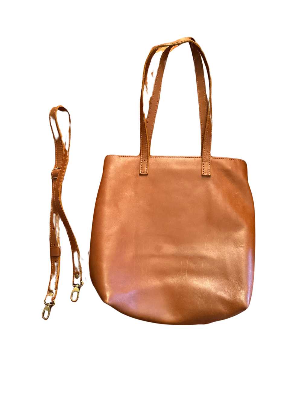 Portland Leather Crossbody Tote - image 3