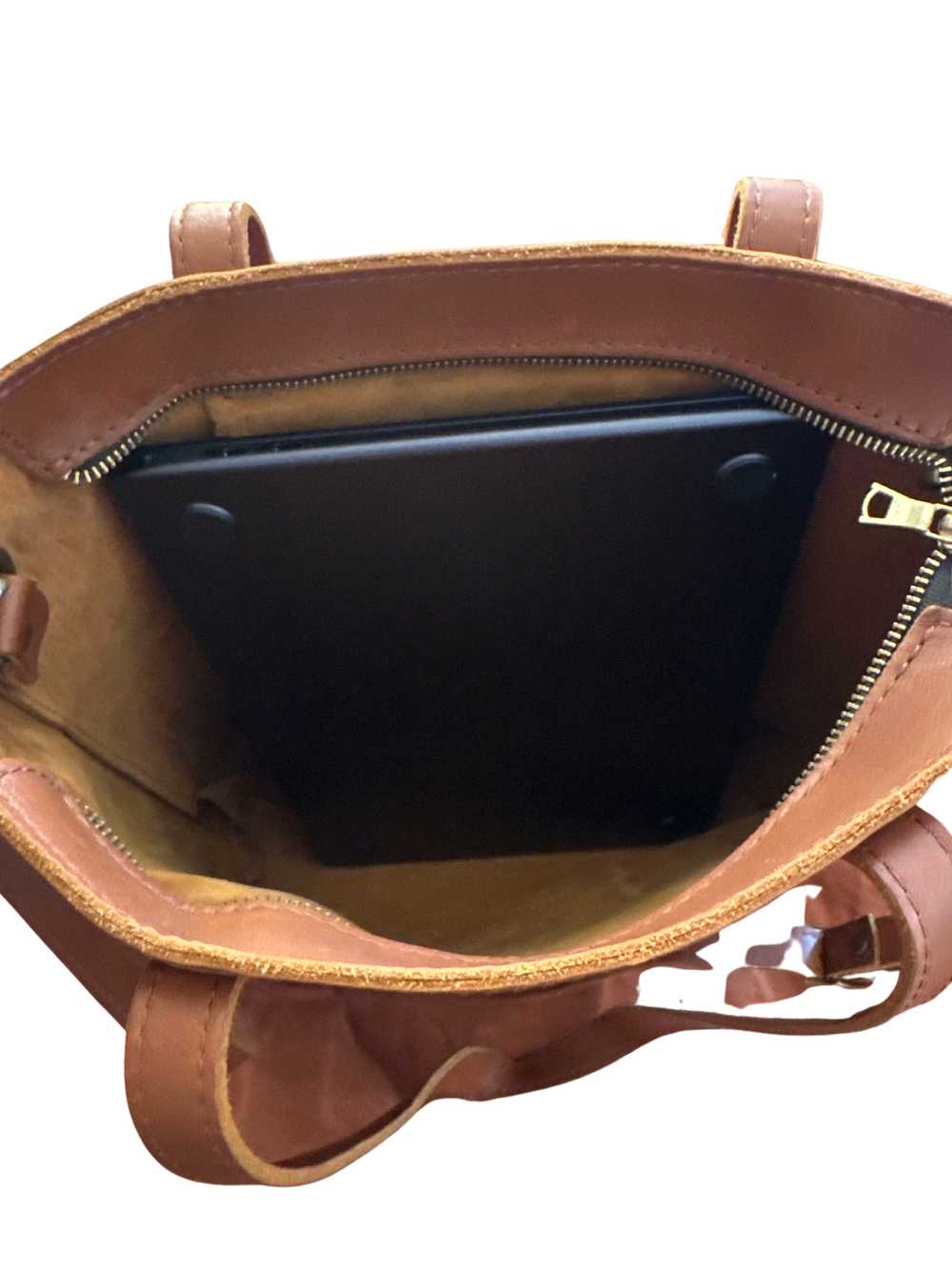 Portland Leather Crossbody Tote - image 5