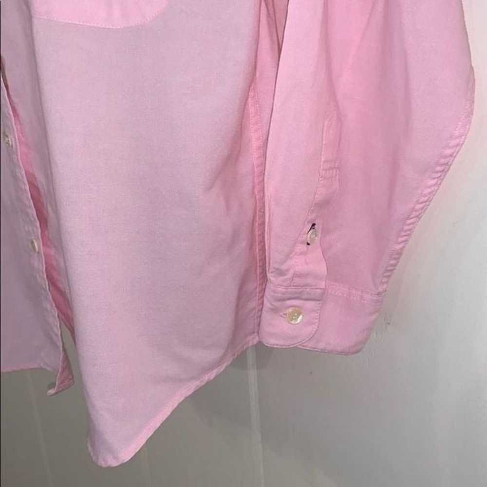 Vtg Diane Von Furstenberg pink button down - image 3