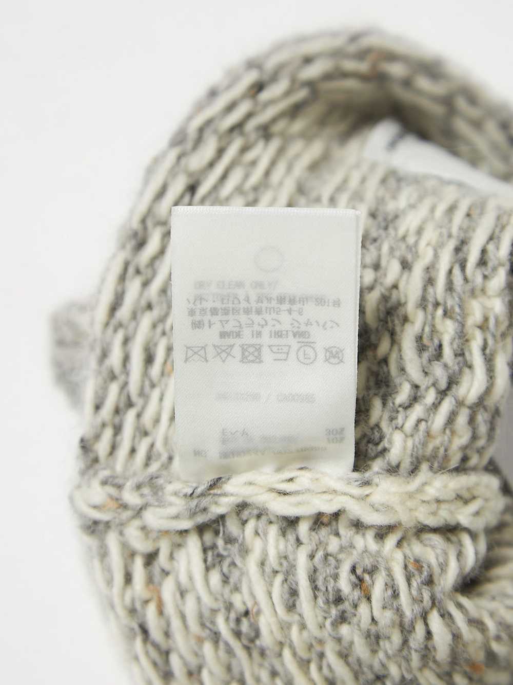 Thom Browne Gray Pattern Knitted Wool Hat - image 4