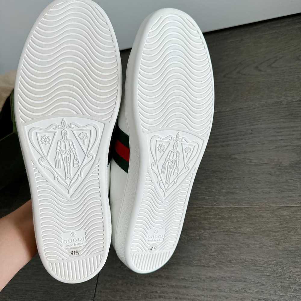 Gucci Ace leather low trainers - image 7