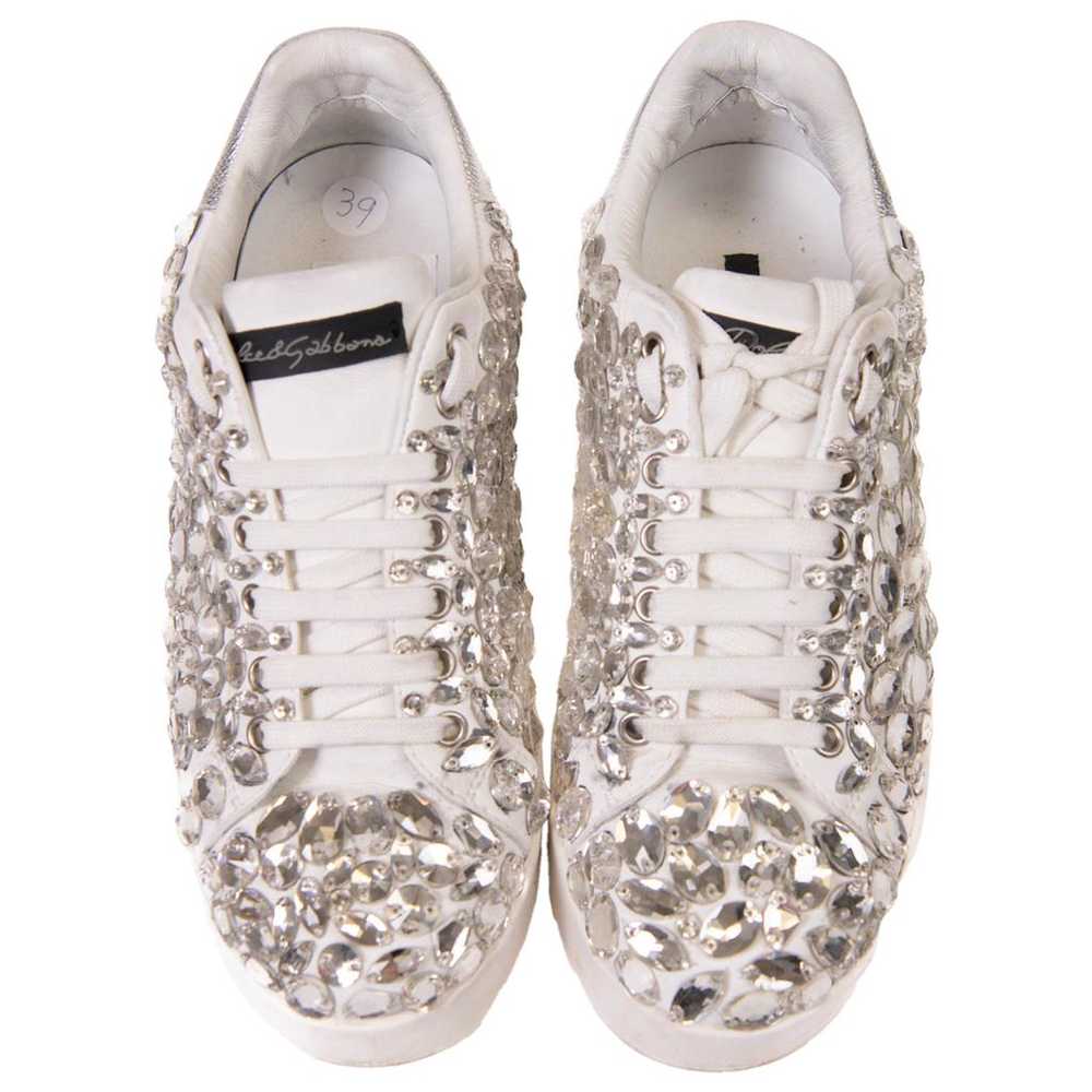 Dolce & Gabbana Portofino leather trainers - image 1