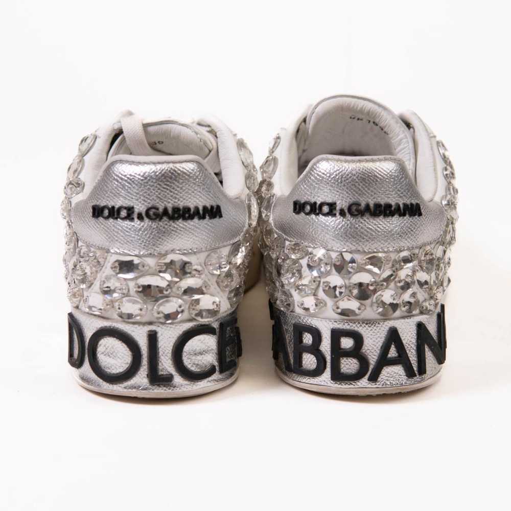 Dolce & Gabbana Portofino leather trainers - image 2