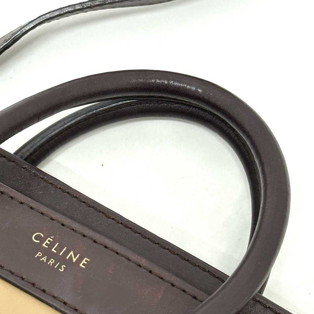 Celine CELINE 168243 Old logo 2WAY bag Tote Bag H… - image 7