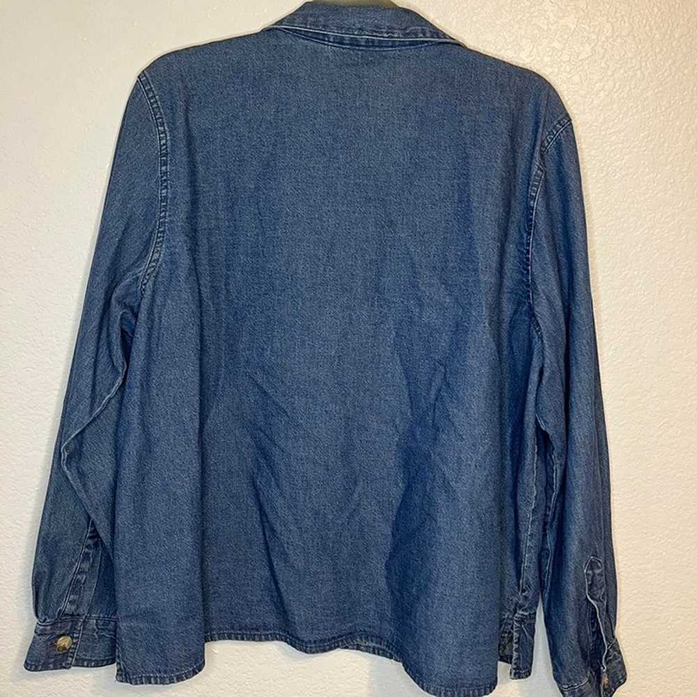 Vintage Lemon Grass Denim Long Sleeve - image 2