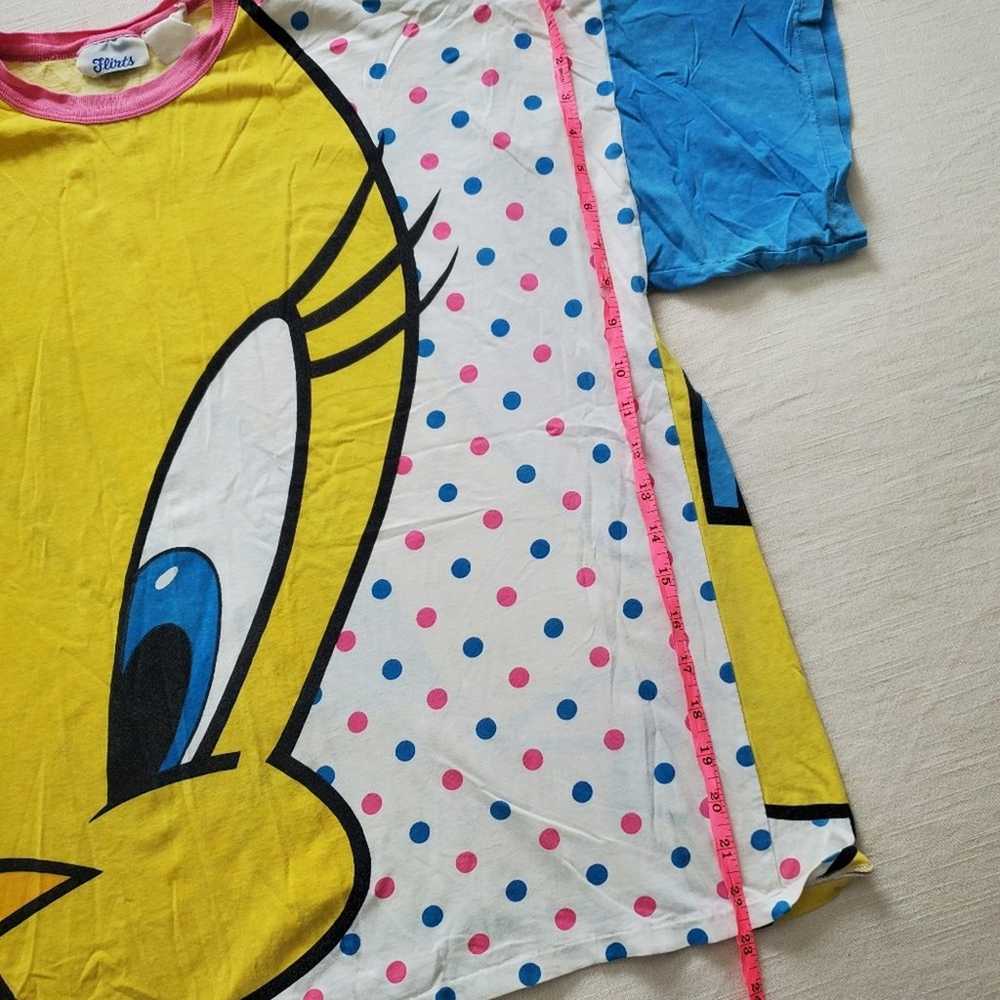 Vintage Tweety polka dot double side shirt - image 8