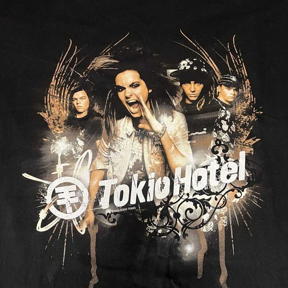 Rare 2008 Tokio Hotel women’s graphic shirt - image 3