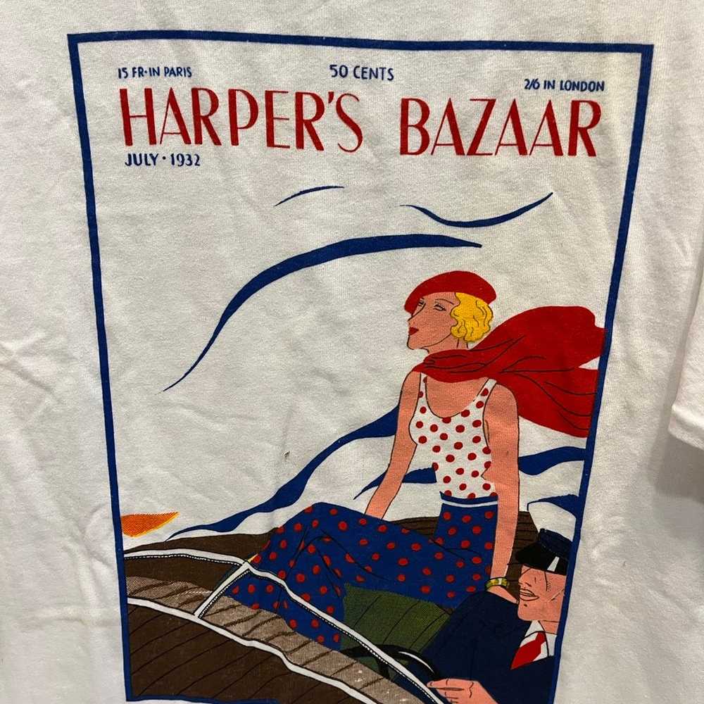 harpers bazaar vintage tee shirt single stitch si… - image 2