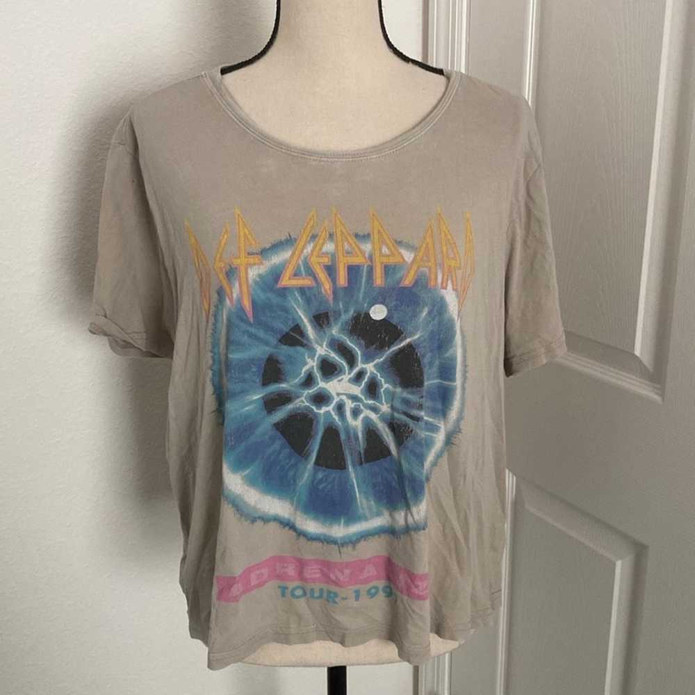 Def Leppard Adrenalize Plus Size Vintage-Print Gr… - image 1