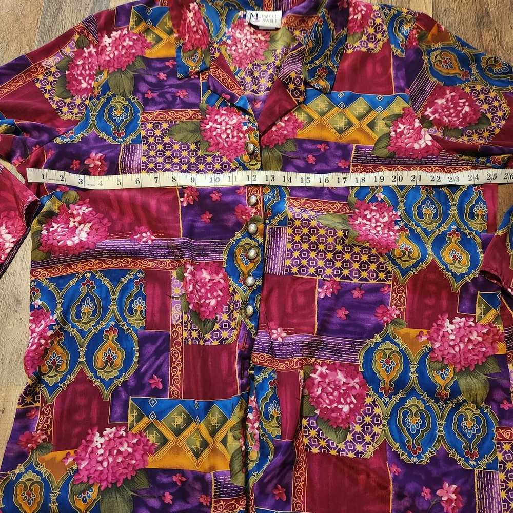 Boho plus size button-up - image 2