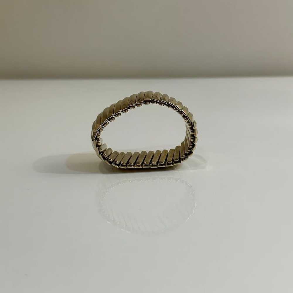 Vintage Gold Tone Expansion Stretch Bracelet - image 3