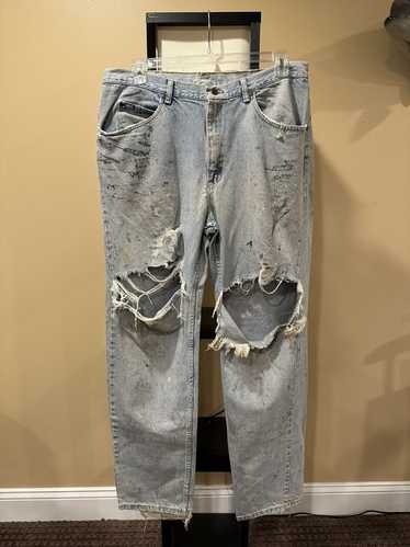 Distressed Denim × Lee × Vintage Vintage Lee Paint