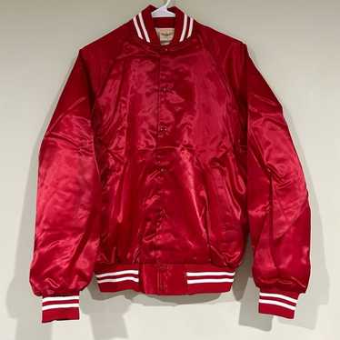 Other Vintage Satin Varsity Jacket - image 1