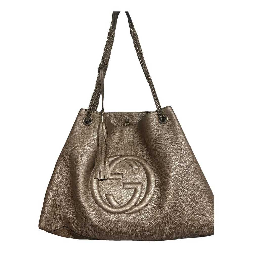 Gucci Leather tote - image 1