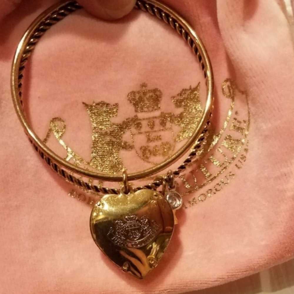 JUICY COUTURE VINTAGE HEART BANGLE SET OF 2 - image 2