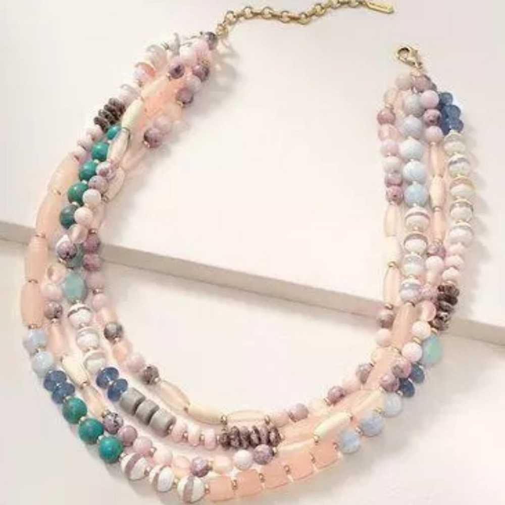 Stella & Dot Brix Statement Necklace Converts 9 D… - image 3