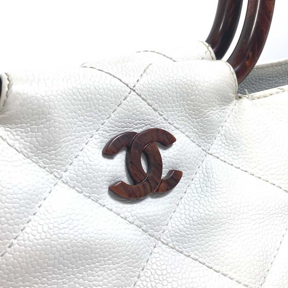 Chanel Chanel Matelasse Quilted Wood handle bag T… - image 10