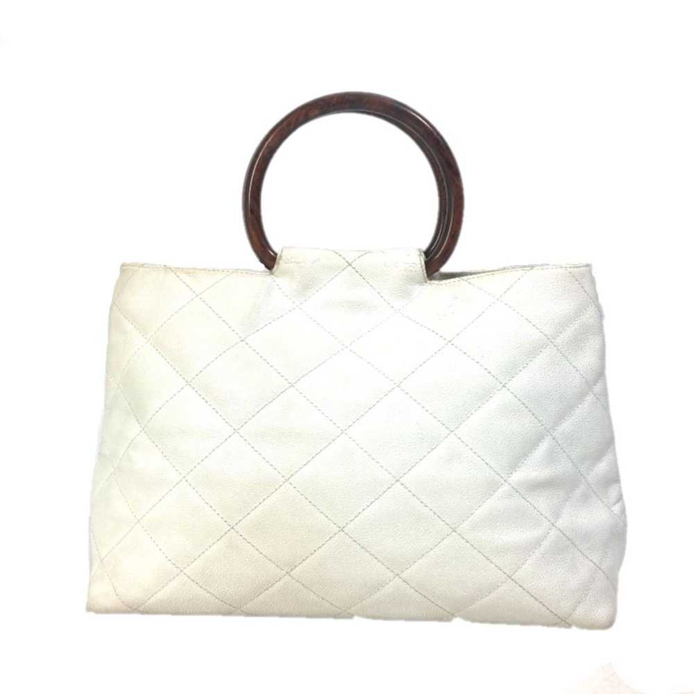 Chanel Chanel Matelasse Quilted Wood handle bag T… - image 2