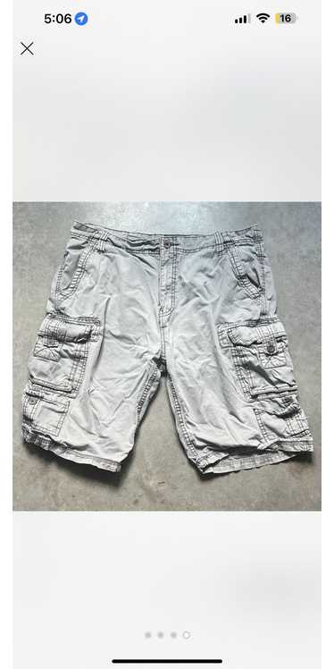 Iron Co. Grey Baggy Cargo Shorts Iron Co.