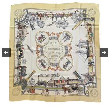 HERMES Silk Carre 90 Wonderful Paris Scarf “Les m… - image 1