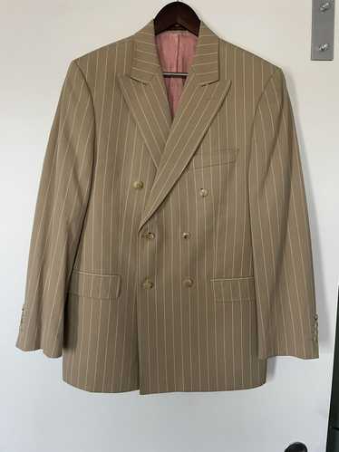 Ted Baker TED BAKER GLOBAL LUXE TAN STRIPED BLAZER