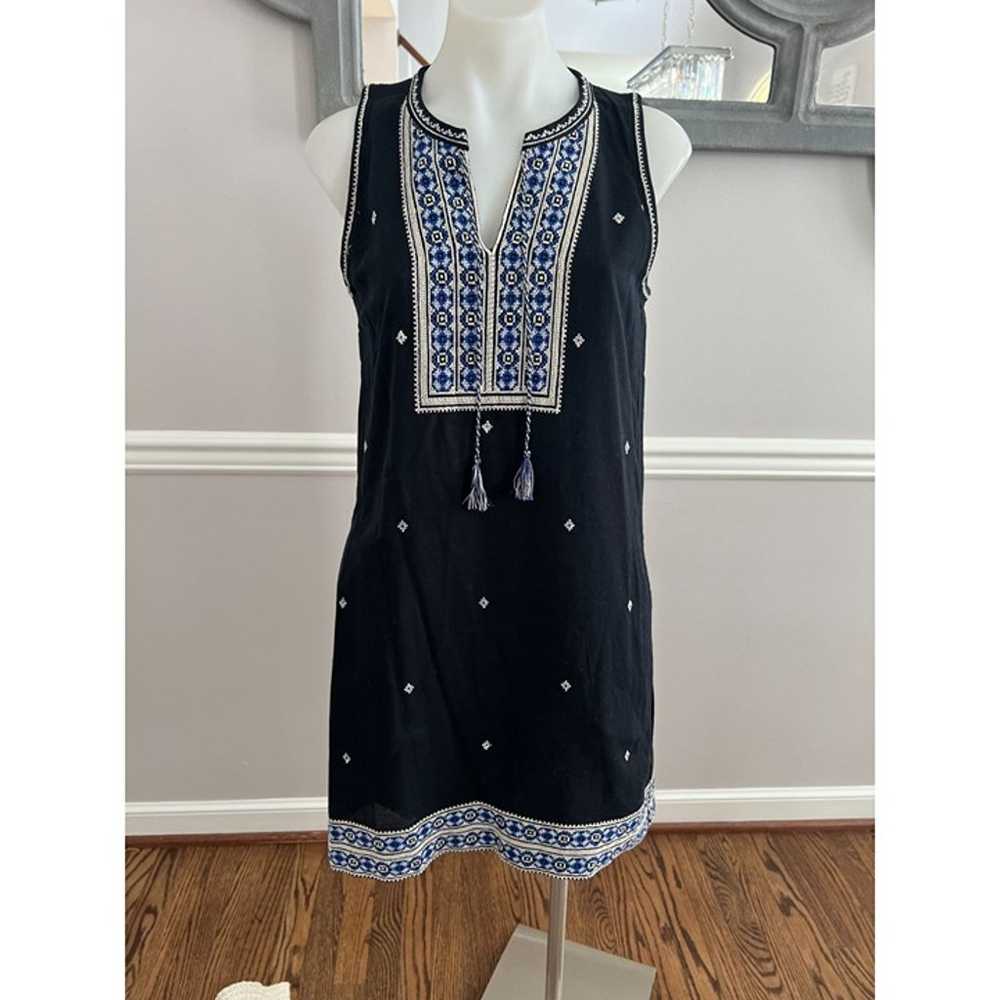 Madewell Embroidered Suncoast Mini Shift Dress Na… - image 2