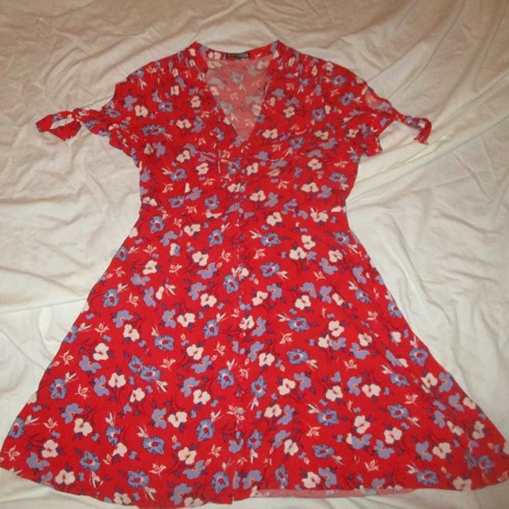 Express floral print button down mini Dress - image 11