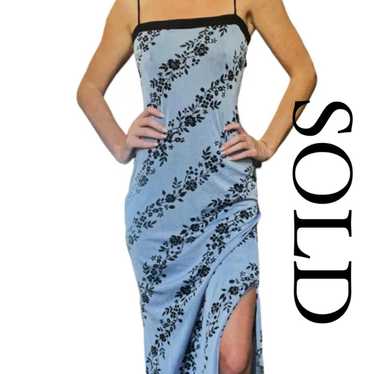 Vintage 90s slinky maxi dress - image 1