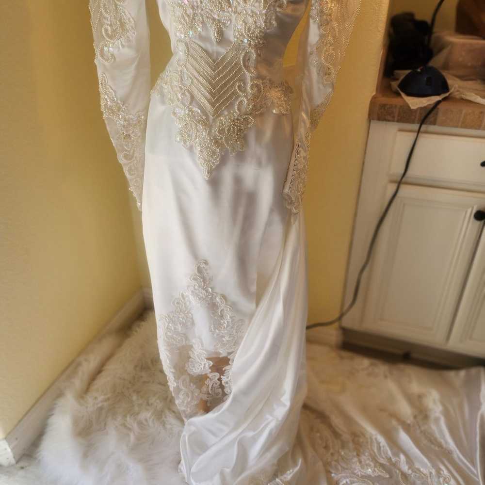 Vintage Alfred Angelo Wedding Gown - image 10