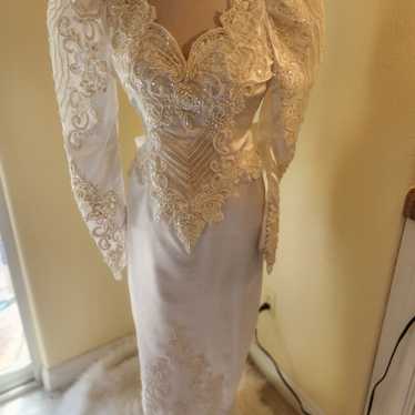 Vintage Alfred Angelo Wedding Gown - image 1