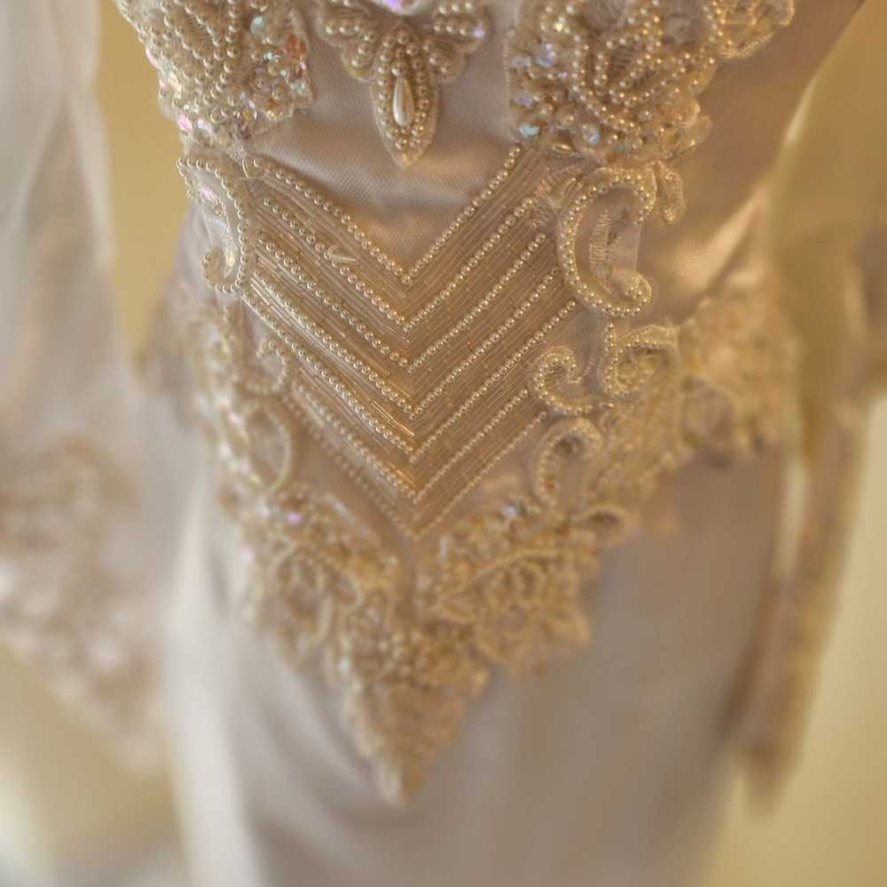 Vintage Alfred Angelo Wedding Gown - image 3