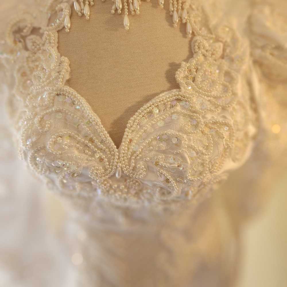 Vintage Alfred Angelo Wedding Gown - image 4