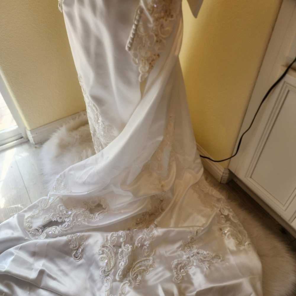 Vintage Alfred Angelo Wedding Gown - image 9