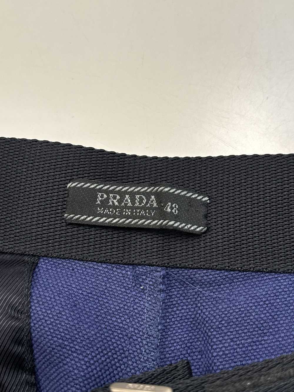 Prada Cotton Linen Belted Pants - image 3