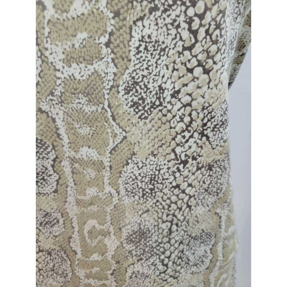 P&I Sport Sleeveless Beige Snakeskin Print Stretc… - image 4