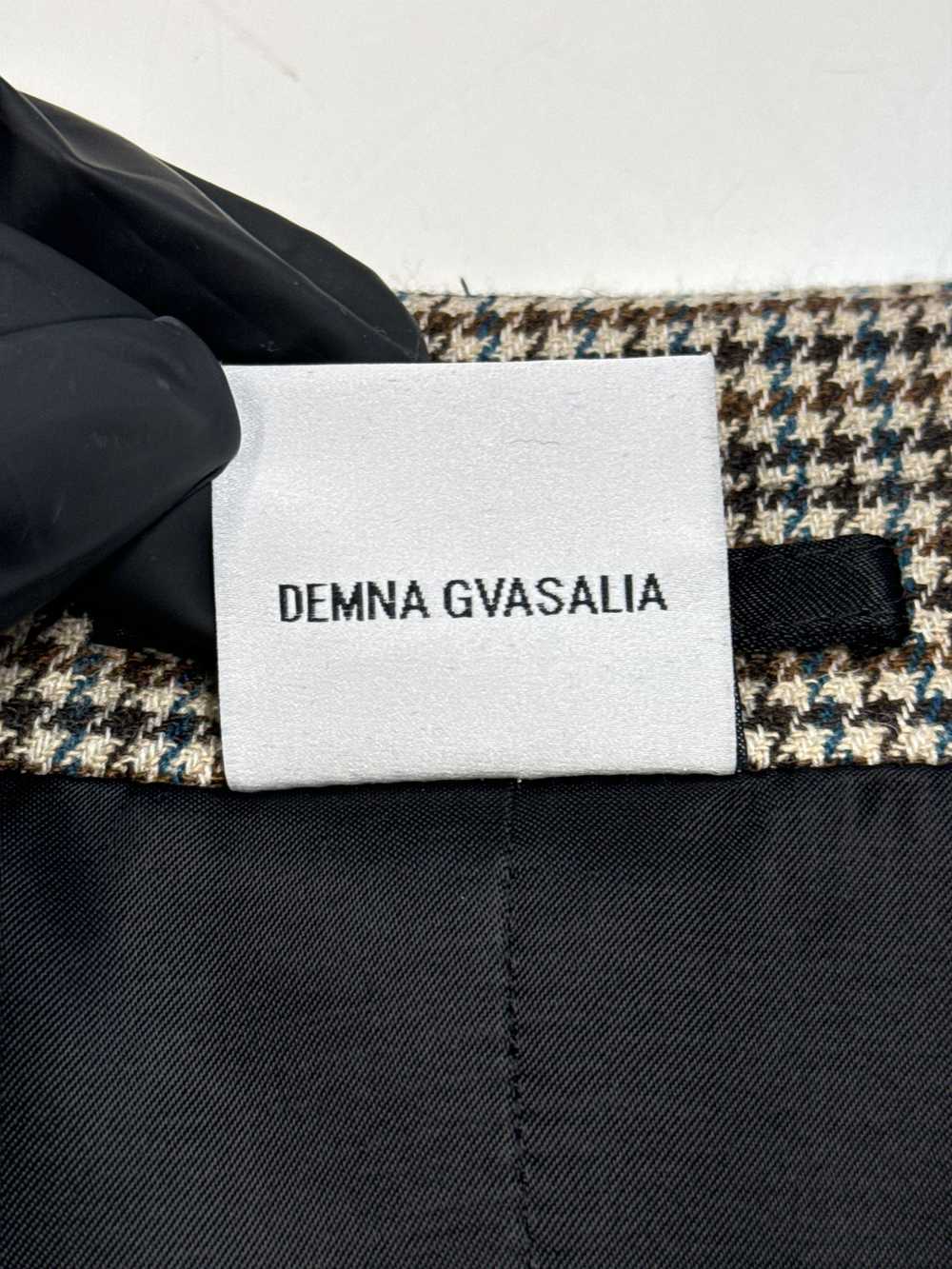 Vetements AW18 Garment Label Check Blazer - image 4