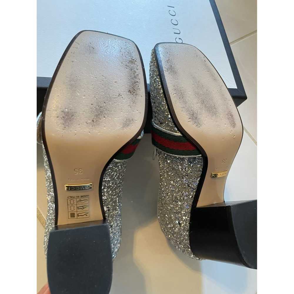 Gucci Glitter mules & clogs - image 4